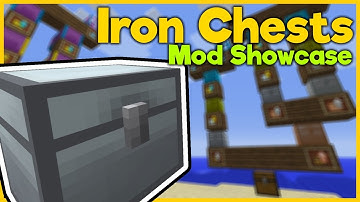 Minecraft Java - EPIC CHESTS! - Iron Chests || Mod Showcase