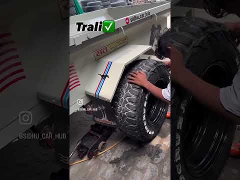 Mini Trali modified || #punjabimusic  #farmequipment #farming #jattlife #minitrailer #tralier