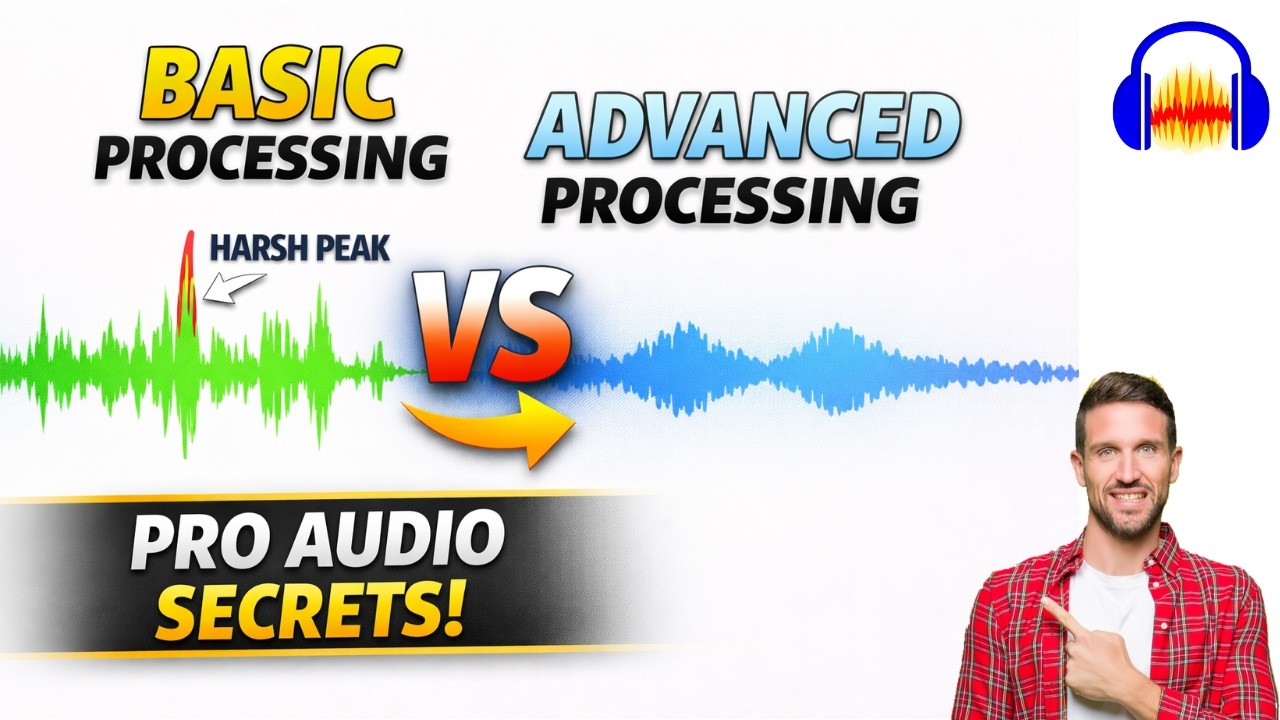 Basic vs Advanced Audio Processing in Audacity - YouTube
