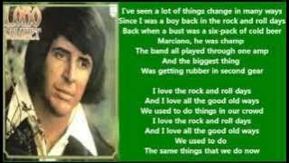 Lobo - Rock And Roll Days (   lyrics 1974)