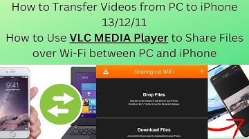 Transfer videos from Laptop PC to iPhone 13 with VLC Media Player wirelessly