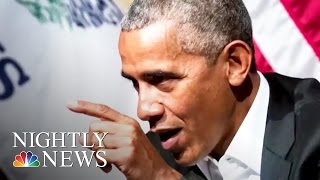 President Barack Obama Returns To The Public Forum During Chicago Event | NBC Nightly News