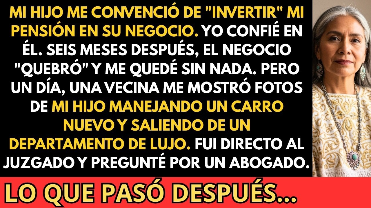 Mi hijo dijo que lo perdió todo. Pero una visita inesperada me mostró... ¡la verdad que él escondía!
