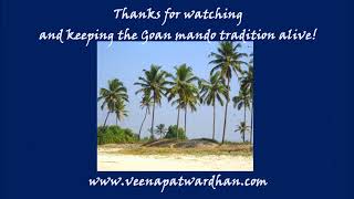 Video thumbnail of "Goan mando Adeus Korcho Vellu Paolo with lyrics and English translation"