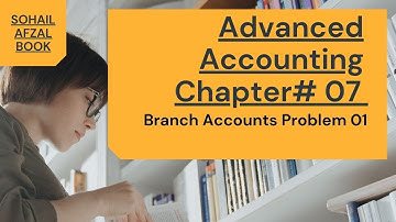 B.com part 2 advanced accounting chapter branch accounts question no 1 sohail afzal book