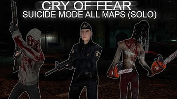 [Half Life - Cry Of Fear Suicide Mode All Official Maps (Solo)] Mod Full Walkthrough 1440p60