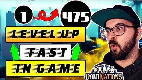 How to LEVEL UP VERY FAST #dominations