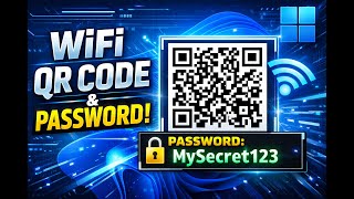 عرض رمز الاستجابة السريعة وكلمة مرور شبكة الواي فاي في نظام التشغيل ويندوز 11 screenshot 5