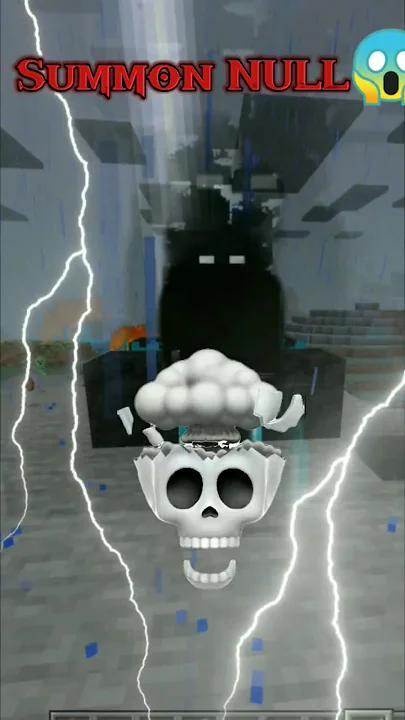 How to summon NULL🤯😈#shorts#shortsfeed#minecraft#null