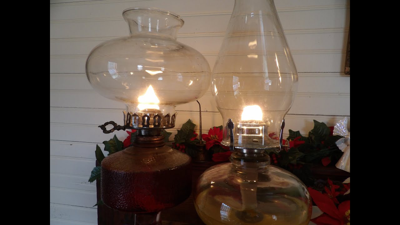 Oil/kerosene Lamp/wick/burner/tall and Heavy 