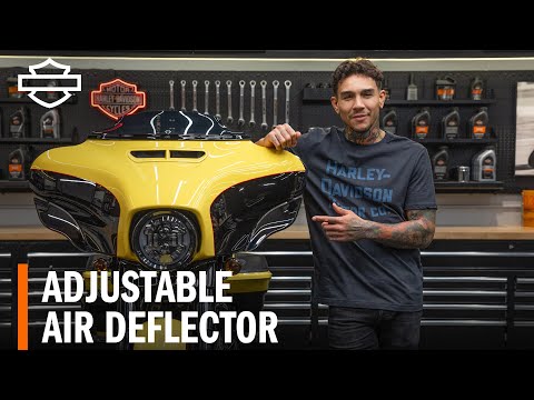 Harley-Davidson Adjustable Air Deflector Overview