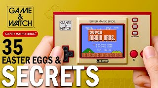 Game \& Watch: Super Mario Bros ALL 35 Secrets and Hidden Bits!