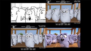 From Sketch to Screen 🎬  Behind Grizzy and the Lemmings’ Ice Madness! Episode