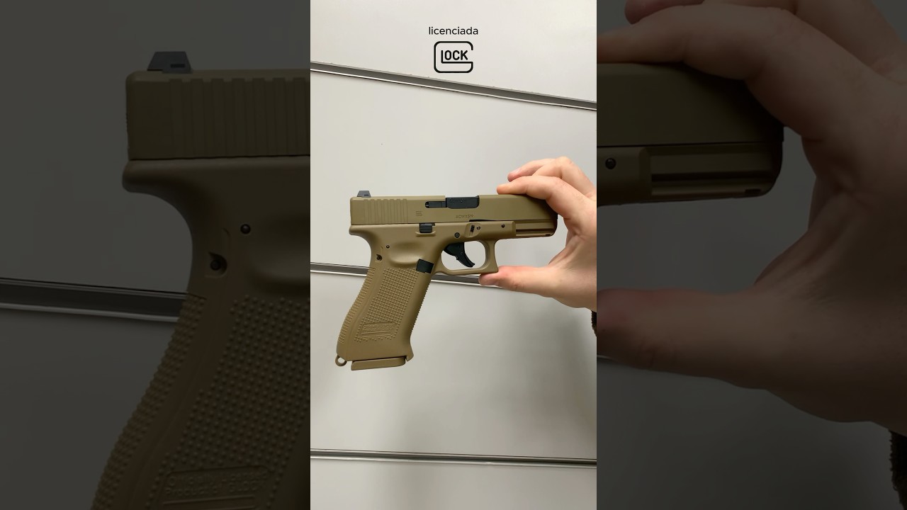 Pistola Glock 19 G19X Co2 4.5 Coyote Blowback Licenciada