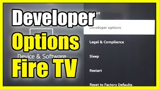 how to find missing developer options on amazon fire tv (easy method)