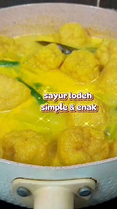 Sayur lodeh, resepnya semua orang tahu tapi yang penting, ini versi aku 🤭 #food  #masakanrumahan
