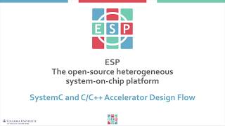 ESP tutorial - How to: create an accelerator in SystemC