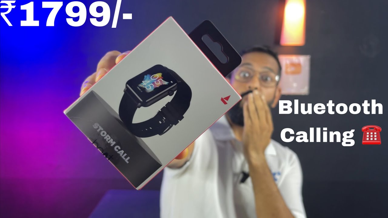 Умные часы boAt Storm Call | Bluetooth-звонки | Всего 1799 рупий