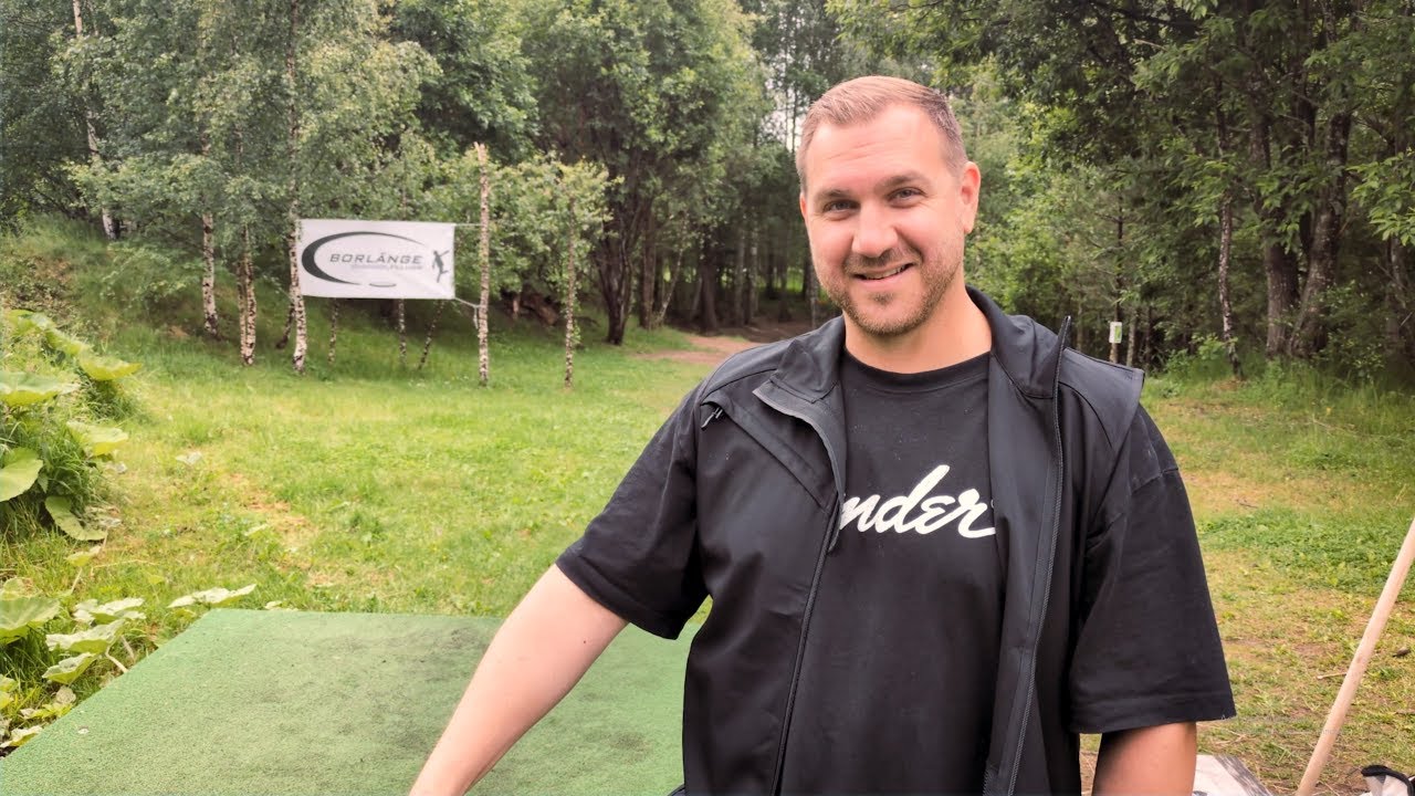 En magisk runda på Tjärna Discgolfbana i Borlänge!