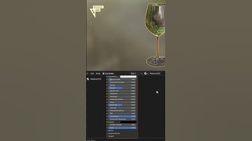 Glas Material Tutorial in Blender! #shorts