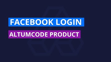 How to setup Facebook Login with an AltumCode product