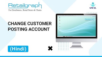 How to Change Customer Posting Account in RetailGraph Software