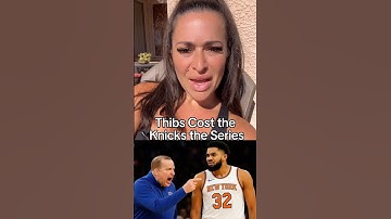 Did Thibodeau cost the Knicks a finals run for benching KAT? #knicks #newyork #nba #playoffs