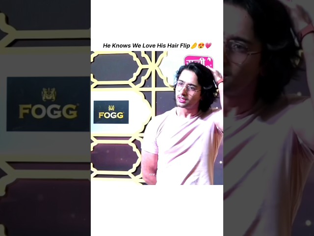 His Hair Flips 🔥😩❤️ #shaheersheikh #edit #viral #youtubeshorts class=