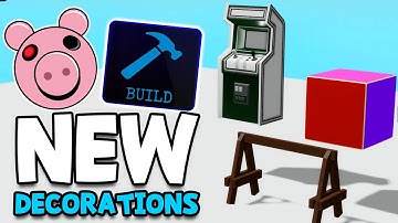 NEW PIGGY Build Mode DECORATION PACK 2 (Advent Calendar DAY 21)