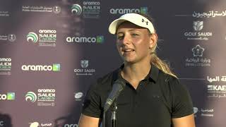 Emily Kristine Pedersen Winner Interview | Aramco Saudi Ladies International