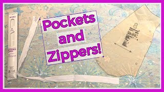 How to sew pockets and zippers in multi-layer skirts