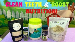 CHECK OUT WHAT'S IN MY HOMEMADE DOG TOOTHPASTE!