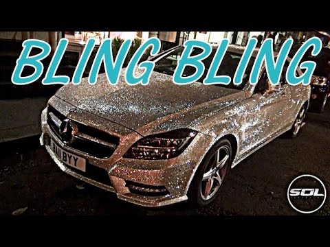 BLING BLING: Diamond Encrusted Mercedes in London 