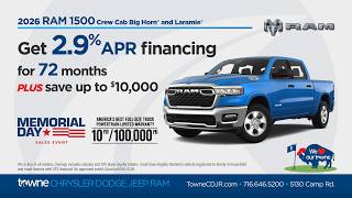 2.9% APR + SAVE $10,000 💪 BIG RAM ENERGY