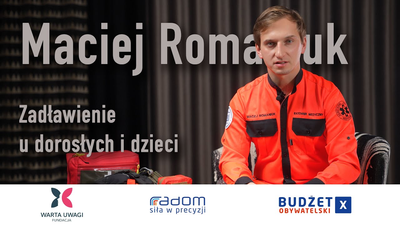Maciej Romaniuk - Zadławienie u dorosłych i dzieci