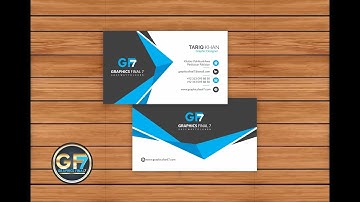 business card design coreldraw tutorial | Professional Business Card in CorelDRAW with GF7 03