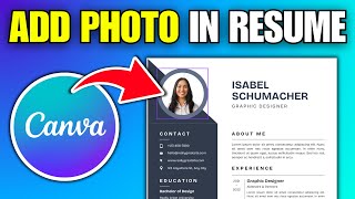 How To Add Photo in Canva Resume Template screenshot 3