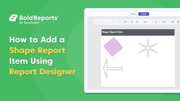 How to Add a Shape to a Report Using the Report Designer | Bold Reports