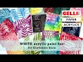 WHITE paint fun with Gelli Arts® Giovanna Zara