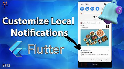 Flutter Tutorial - Customize Local Push Notifications 2/2 [2021] Background, Custom Sound, No Sound