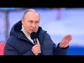Полная речь Путина в Лужниках 18 марта 2022 на 8-летие воссоединения Крыма с Россией