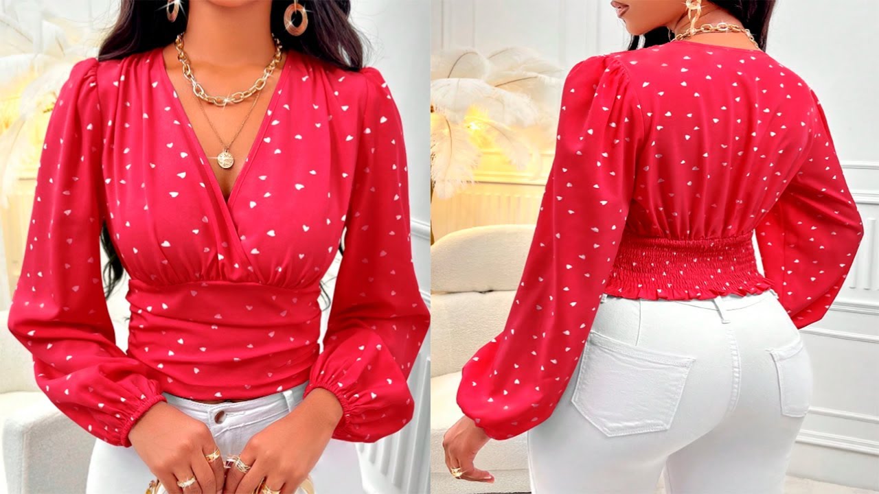 si tienes espalda ancha esta blusa no es para ti, sabes por que?