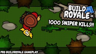 1,000 Sniper Kills! | BUILDROYALE PRO GAMEPLAY