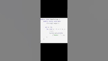 Java Exercise: For Loop