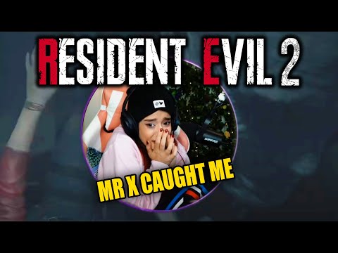 TERROR & PANIC as I try and escape Mr X on Resident Evil 2