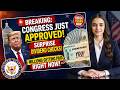 🚨 BREAKING NEWS: Congress Approves Surprise Checks 💰 | Millions Paid RIGHT NOW | Full Details Inside