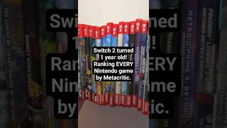 Switch 2 Is 1! Ranking EVERY Nintendo Game By Metacritic!