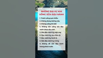 NHỮNG ĐẠI KỴ KHI UỐNG SỮA ĐẬU NÀNH #dsdaiminh #shorts #short #eatclean #health