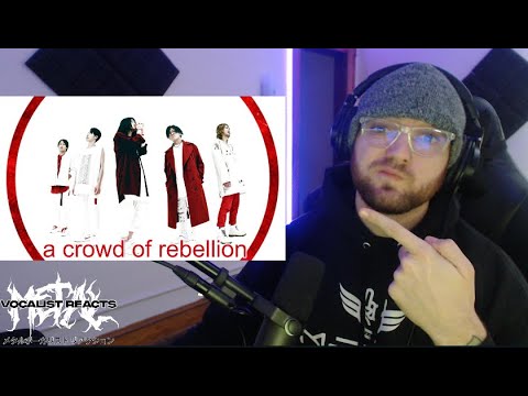 Metal Vocalist Reacts - a crowd of rebellion / 無罪者 [Official Music Video]