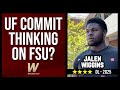UF Commit Jalen Wiggins talks FSU football official visit | FSU trending? | Florida State Sports